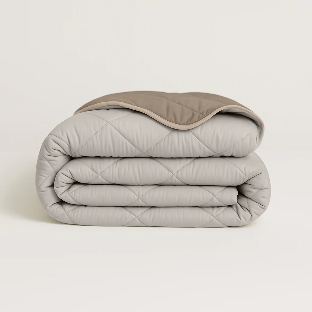 Y-NOT All Year Dekbed Offwhite / Taupe