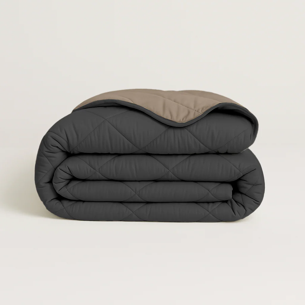 Y-NOT All Year Dekbed Taupe / Antra