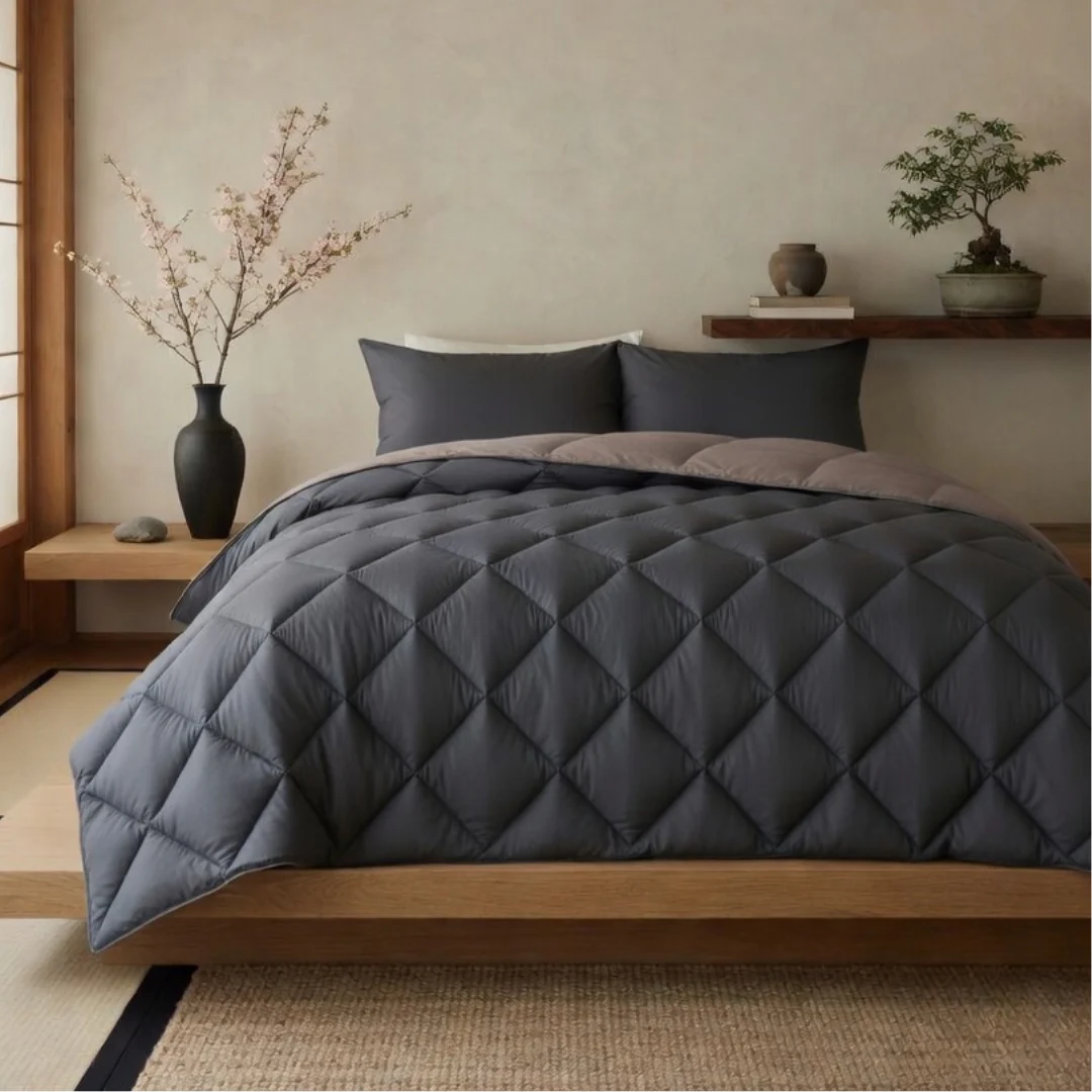 Y-NOT All Year Dekbed Taupe / Antra - Image 2