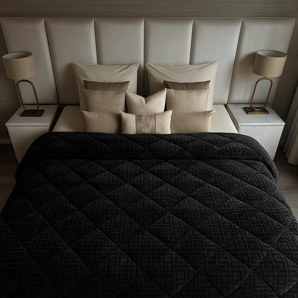Y-NOT Velvet Designer Dekbed Black - Image 10