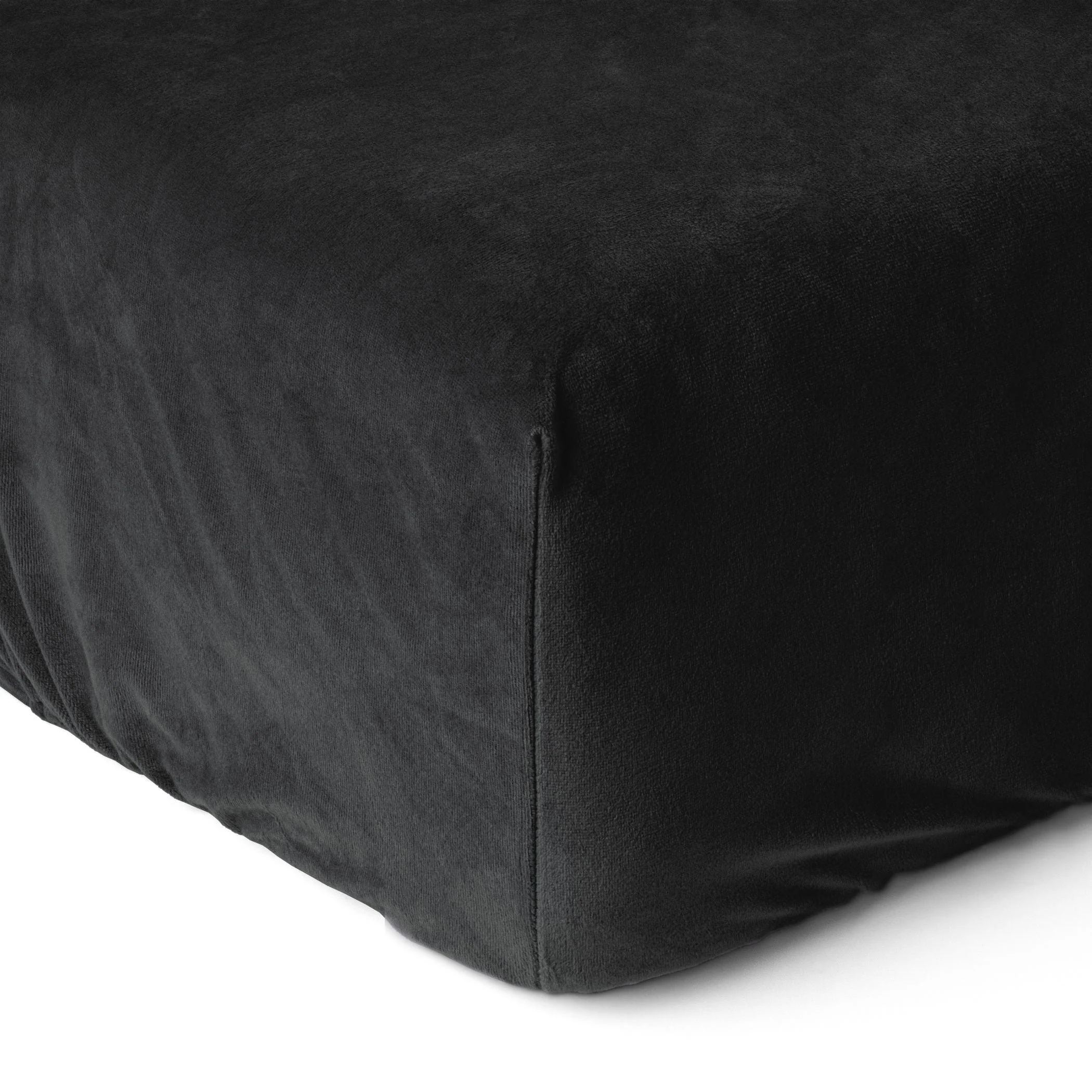Matras Hoeslaken Velvet Obsidian Black - Image 10