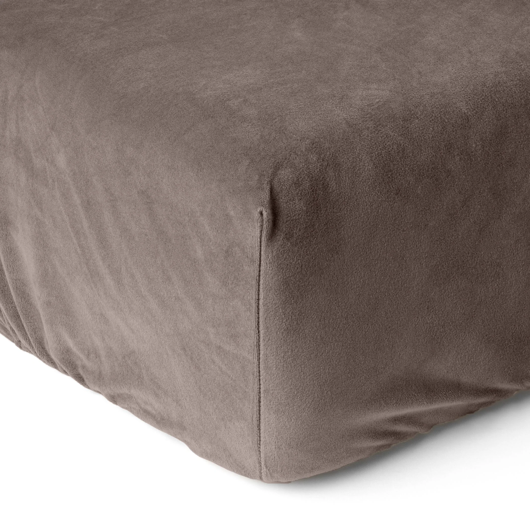 Matras Hoeslaken Velvet Bruin Zand - Image 2