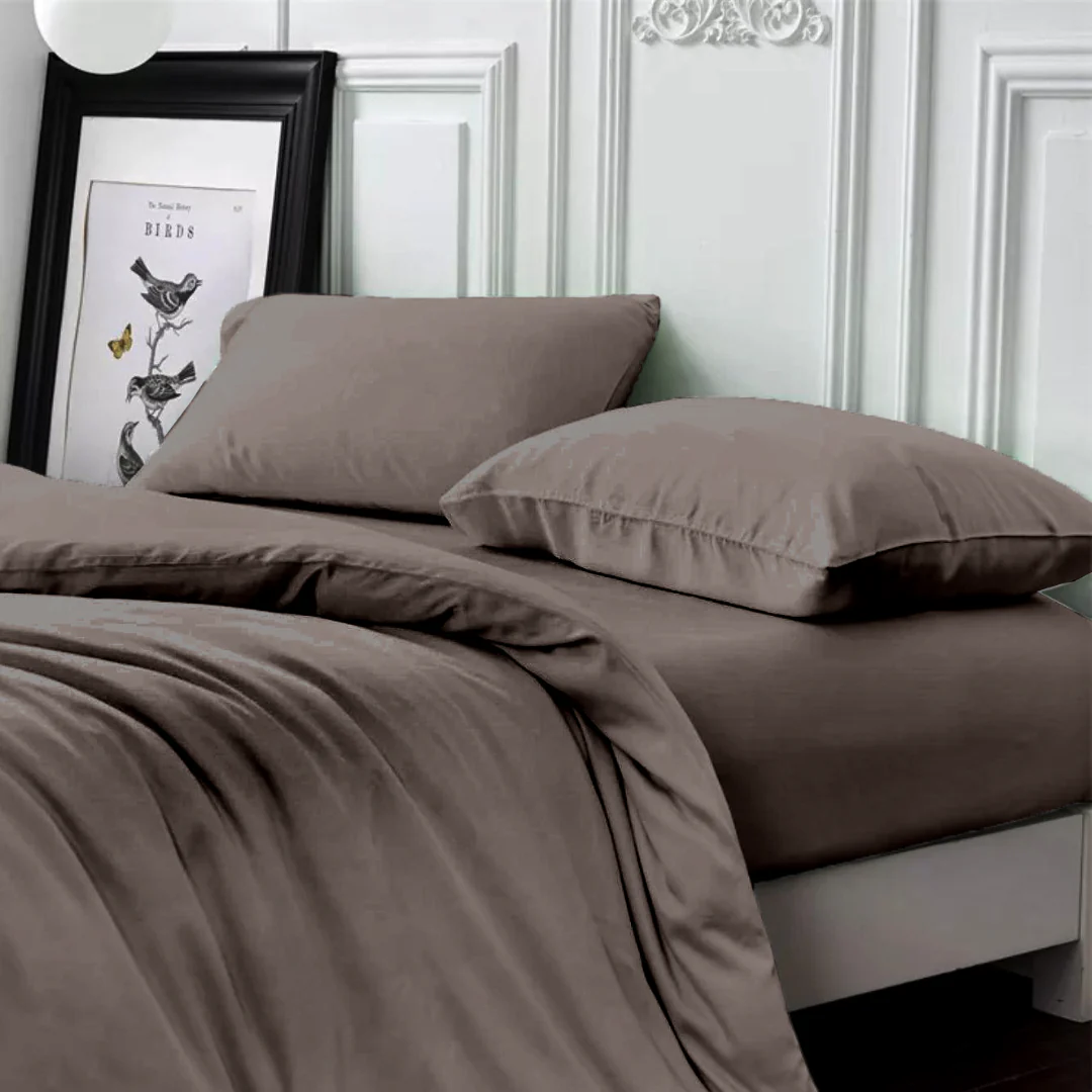 Y-NOT Kussenslopen Cooling Bamboe Taupe/Grey 60x70 cm 2-pack - Image 3