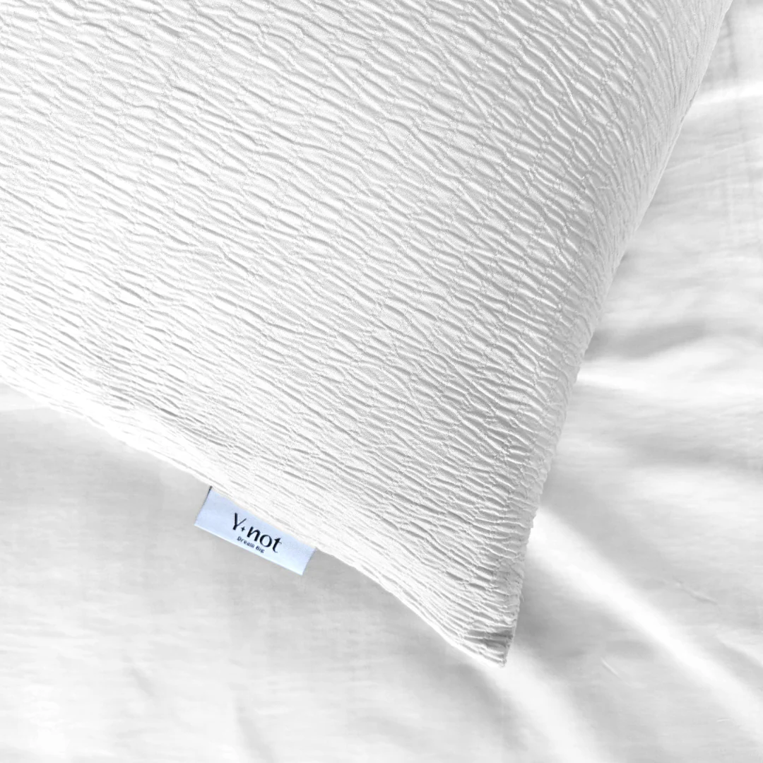 Y-NOT Kussenslopen Micro Mousseline White 60x70cm 2-Pack - Image 4