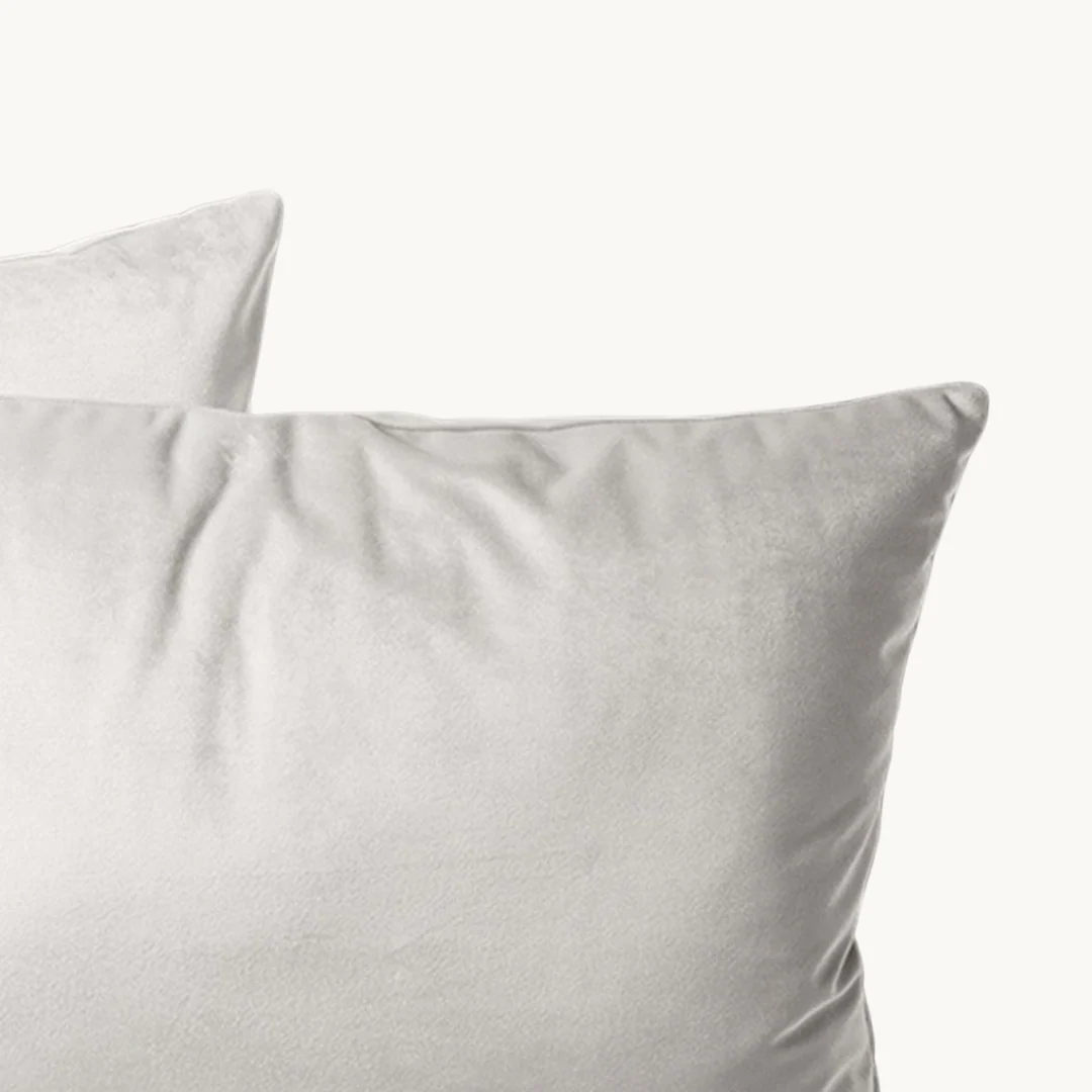 Y-NOT Kussenslopen Velvet Pearl White 60x70 cm 2-pack - Image 4