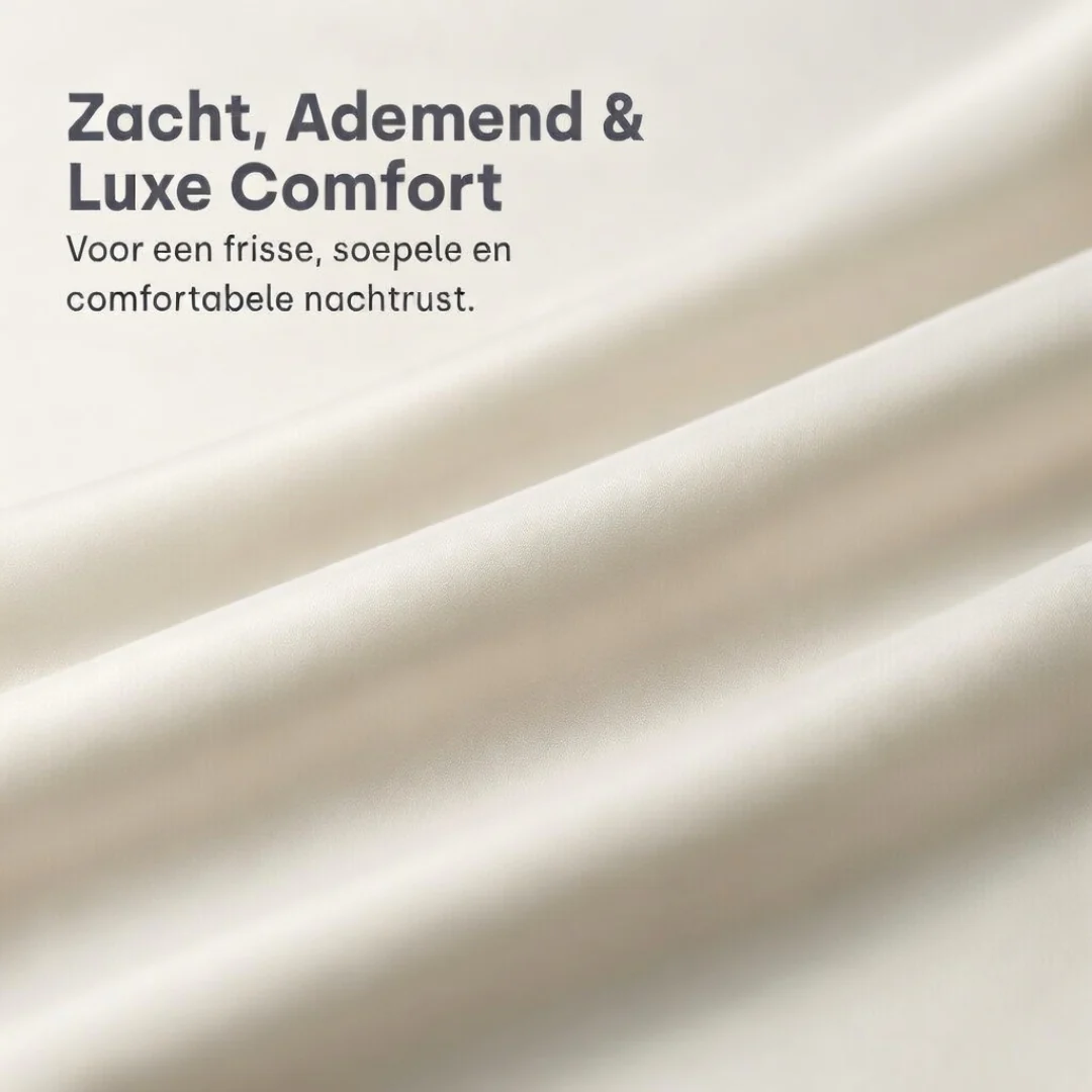 Matras Hoeslaken Premium Katoen Satijn offwhite - Image 7