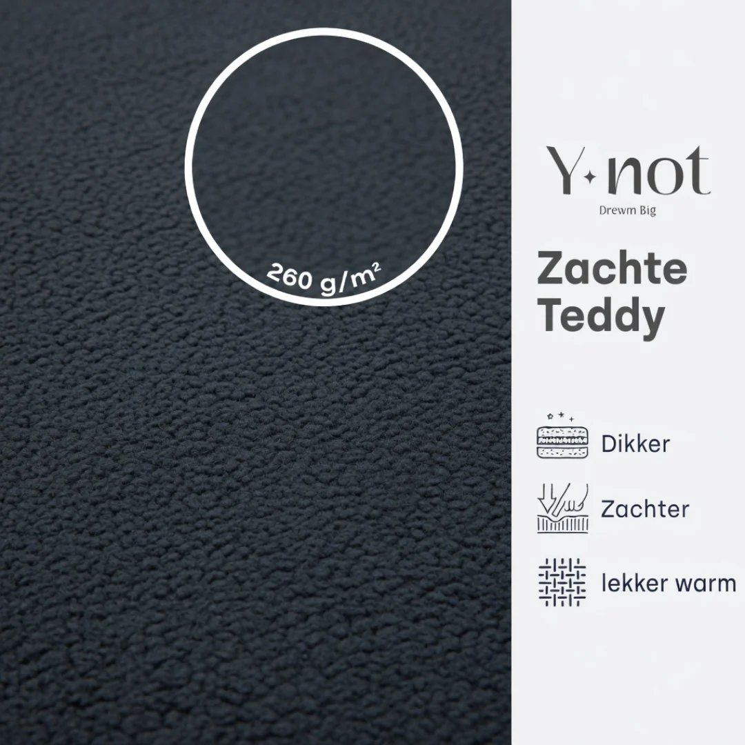 Matras Hoeslaken Teddy - Jet Black - Image 4