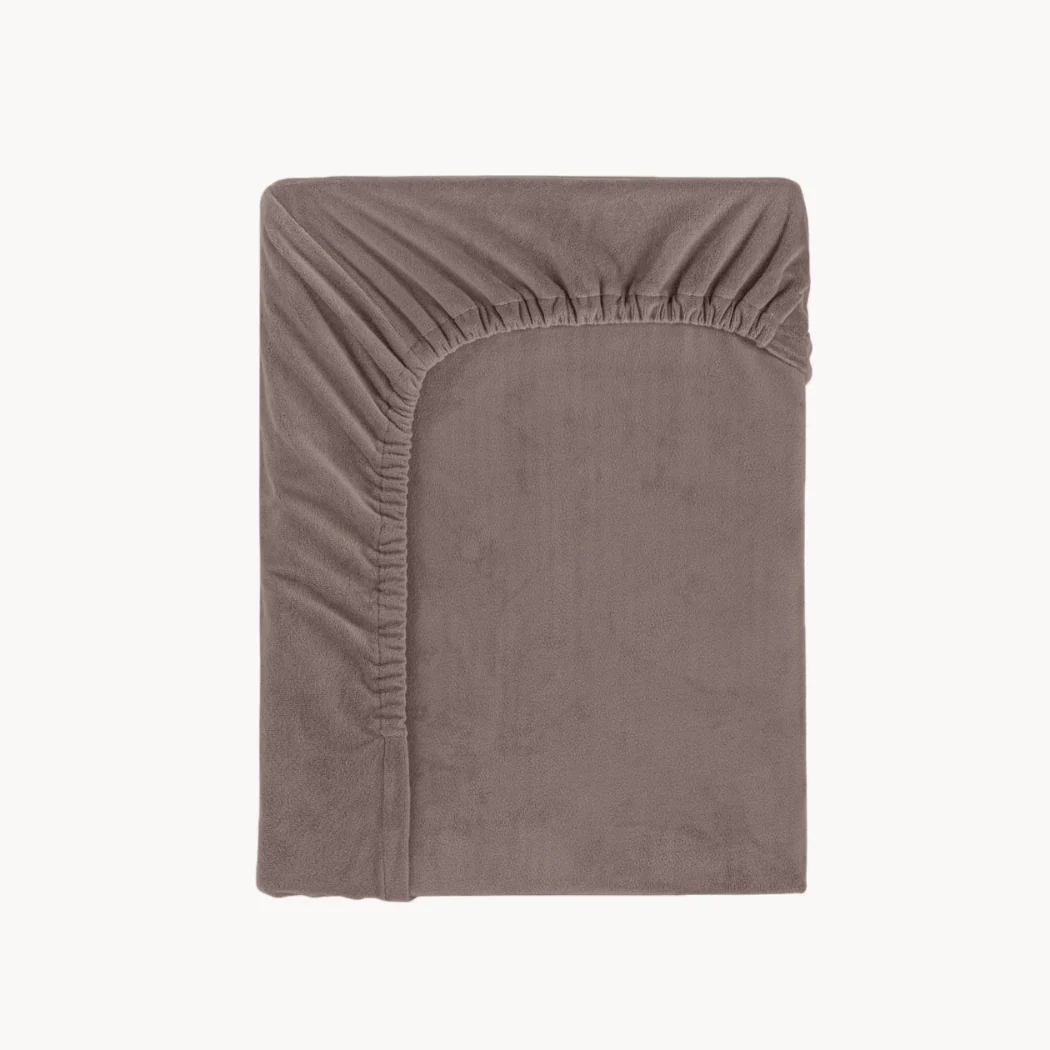 Matras Hoeslaken Velvet Taupe Grey - Image 7