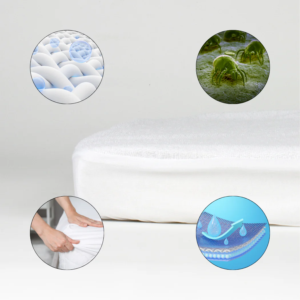 Waterdicht Badstof Split-topper Molton hoeslaken Premium - Image 4