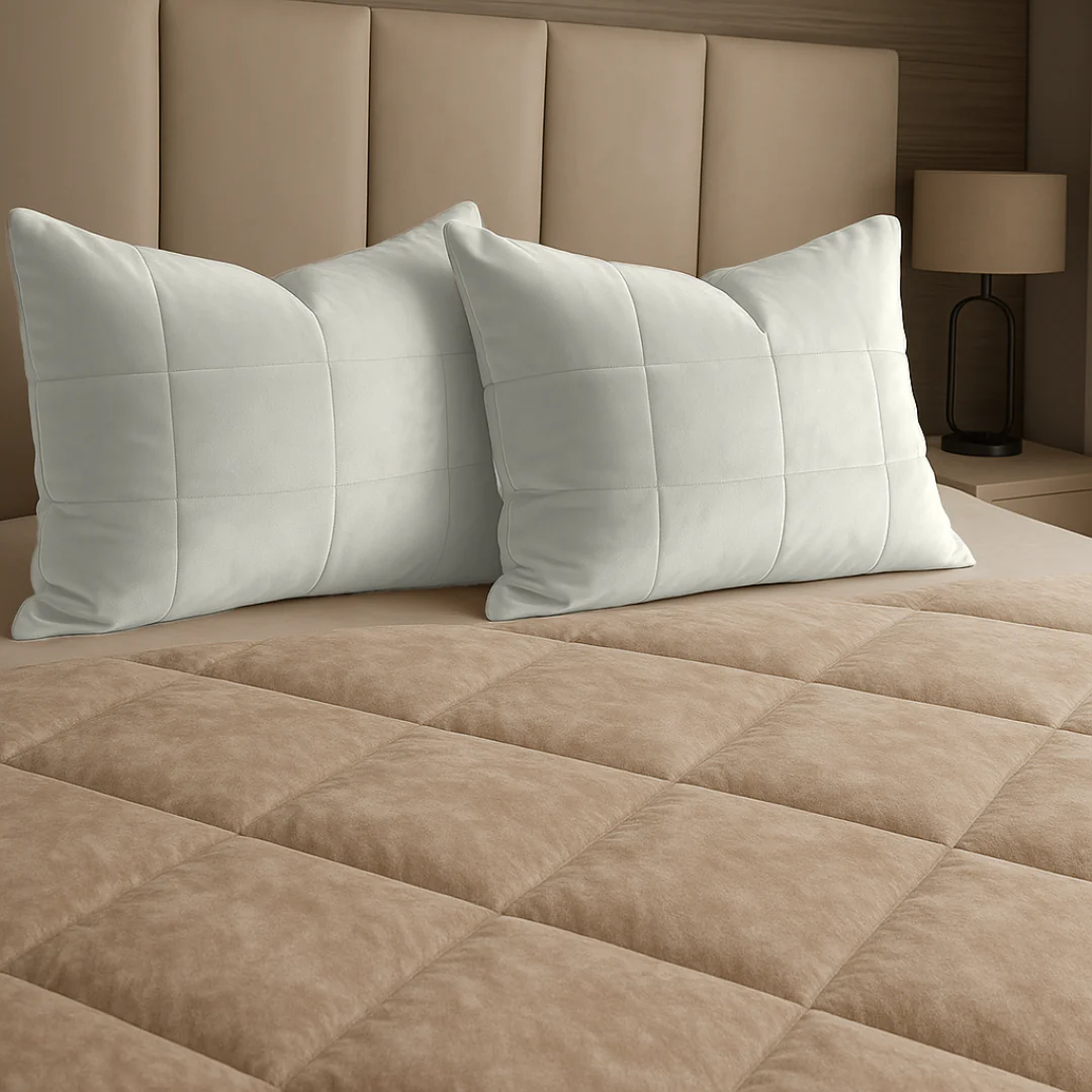 Y-NOT Kussenslopen Vol & Gevoerd Velvet Pearl White 2-Pack 60x70 cm - Image 2